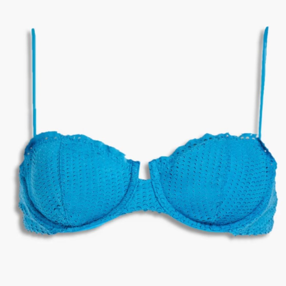 NWT Vix Paula Hermanny Nissi Scales Underwire Bikini Top 👙🍹☀️🏄🏼♀️✨Medium M